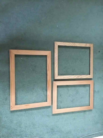 Photo of free 3 Wood Painting Frames (East Exeter.) #1