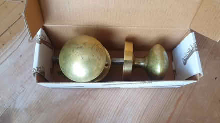 Photo of free Door knobs brass effect (Paignton) #3