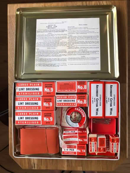 Photo of free Vintage first aid case (High Green, S35) #2