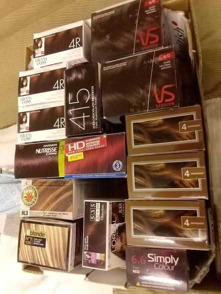 Photo of free Hair dye kits various browns & reds (Tonbridge) #1