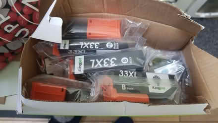 Photo of free Box of unopened 33XL printer cartridges for Epson printer (Cheylesmore CV3) #1