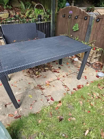 Photo of free Rattan Style Garden Table (Heckmondwike) #1