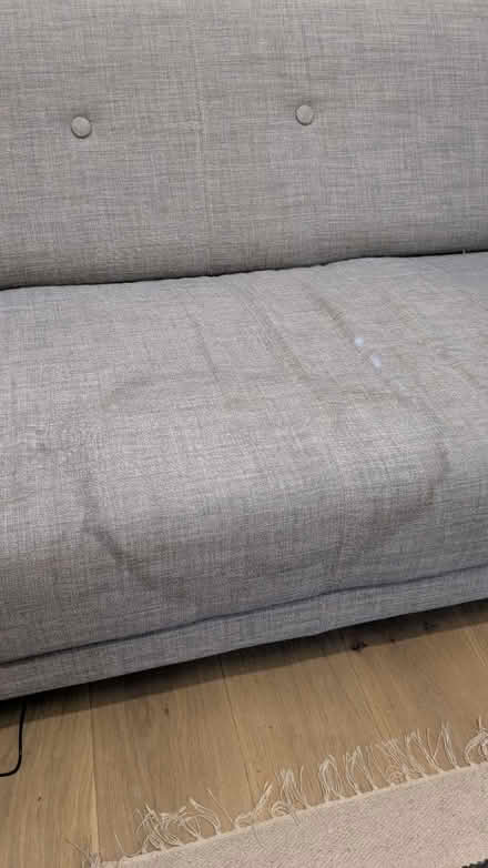 Photo of free John Lewis grey sofa (Denmark hill) #4
