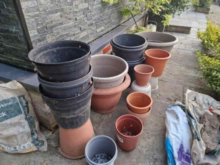 Photo of free Plastic pots large and small (Rusthall, TN4) #2