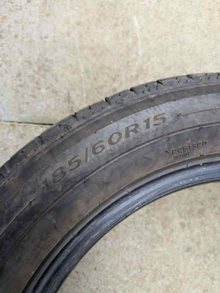 Photo of free car tyre 185/60 R 15 part worn (Yatton Keynell SN14) #2