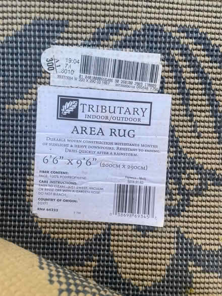 Photo of free Indoor Outdoor Rug (Malden’s West Side) #2