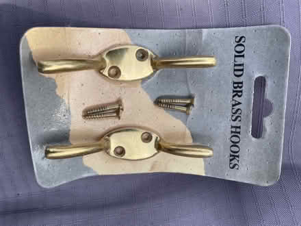Photo of free Solid brass hooks (Golden Green TN11) #1