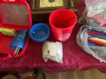 Photo of free Plastic Bowls, Knives & Misc (5 blocks S of DGSHS) #1