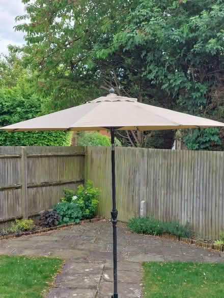 Photo of free Large garden parasol (Giffard Park MK14) #1