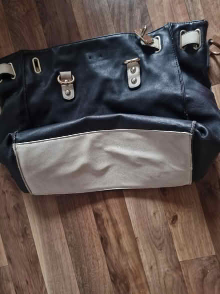 Photo of free Leather look bag- for upcyling (stroud green N4) #3