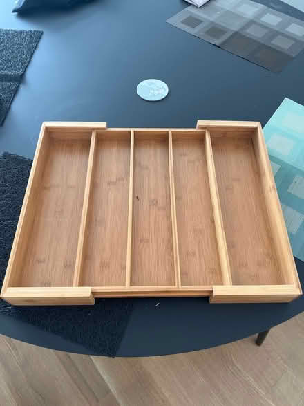 Photo of free Expandable bamboo drawer insert (Old Town) #2