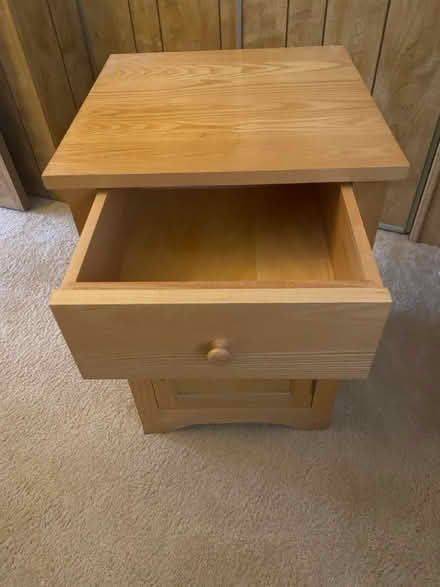 Photo of free Small solid wood cabinet (Near Fair Oaks and Tasman) #3