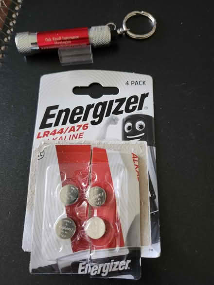 Photo of free Mini Flashlight & Batteries (Barrington Rd & Weathersfield) #1