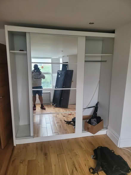 Photo of free Corner Sofa, 2 big wardrobes, 2beds (SE15) #2