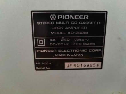 Photo of free Reteo Pioneer XD-Z62M HI-FI Stereo (Cowley OX4) #2
