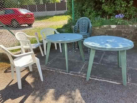 Photo of free plastic garden furniture (pick up from Gatley) (Cheadle Hulme SK8) #1