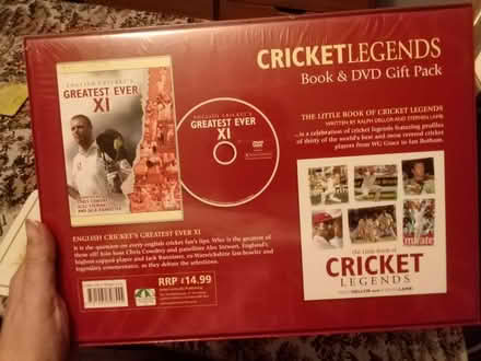 Photo of free Cricket legends book & dvd set (Tonbridge) #2
