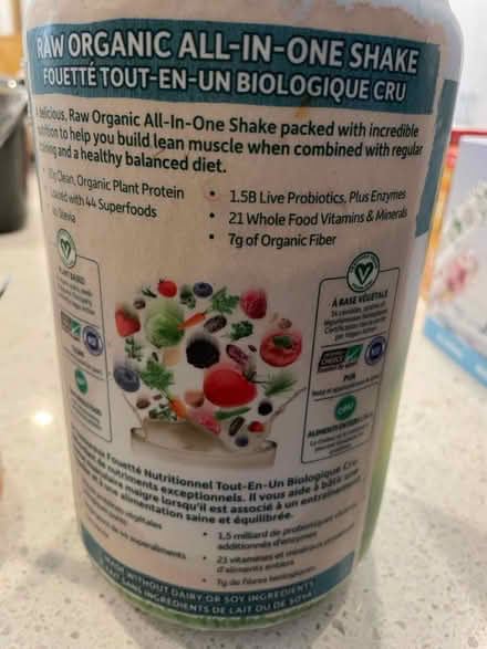 Photo of free Protein powder vegan (East York) #2