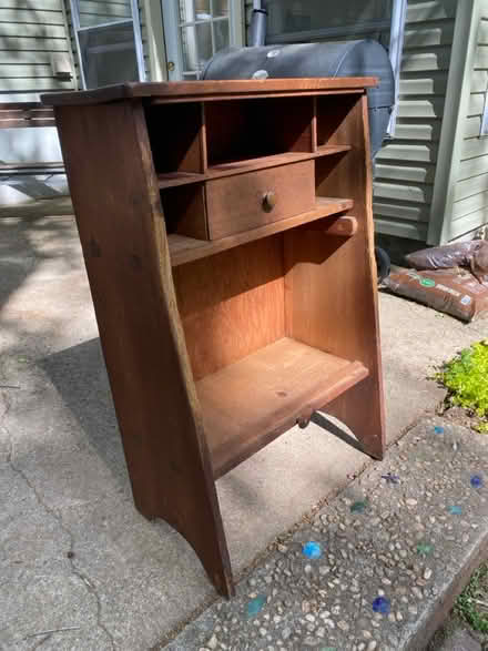 Photo of free Old wooden desk/secretary (Green Brook, south of Rt 22) #2