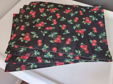 Photo of free Cherry Placemats. (4) (Ambler) #1