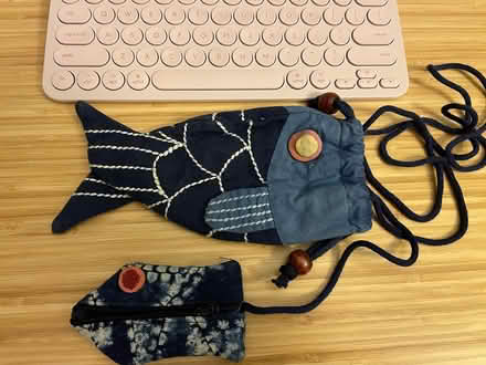 Photo of free Drawstring fish purse (Sunnyvale (Wolfe)) #1