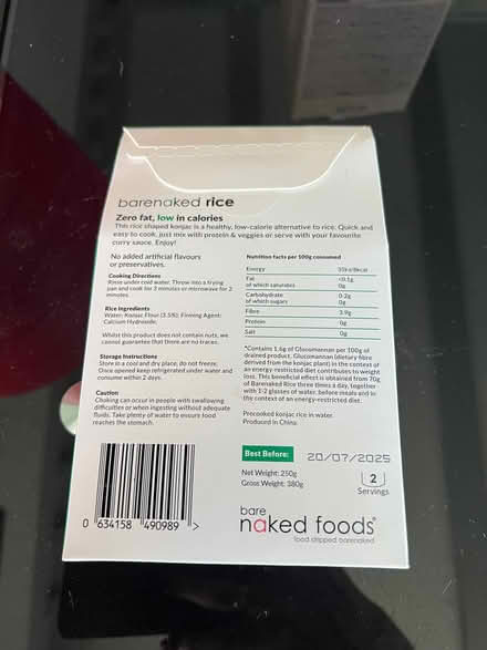 Photo of free Barenaked Rice double pack (Fobbing SS17) #2