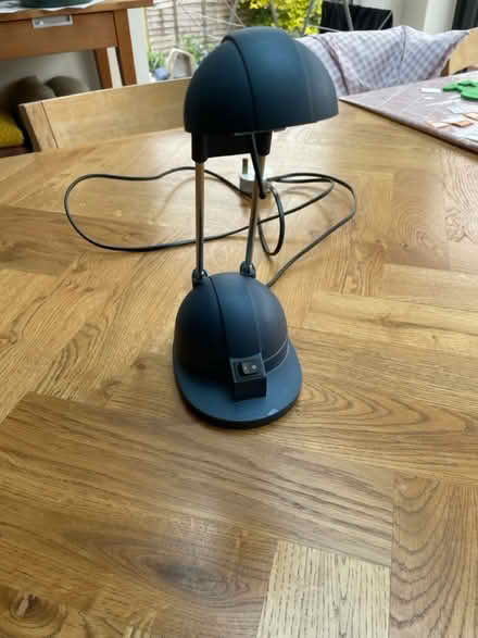 Photo of free Blue height-extendable desk lamp (Hertford SG14) #1