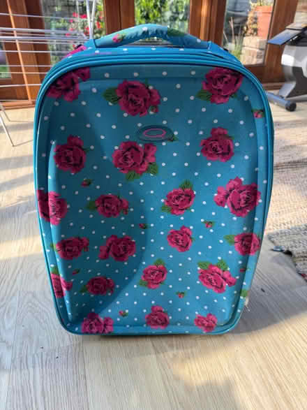 Photo of free Small colourful suitcase (Penrith CA11) #1