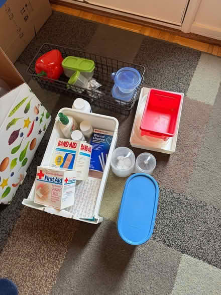 Photo of free Linen closet and pantry grab bag (Suwanee) #2