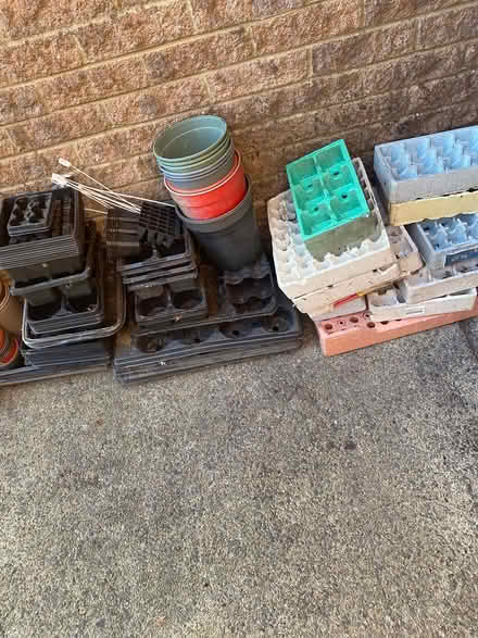 Photo of free Various pots -trays -crocs (BA11) #1