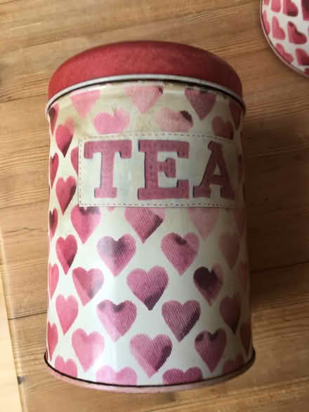 Photo of free Emma Bridgewater Hearts cannisters (LE7 9 Scraptoft) #2