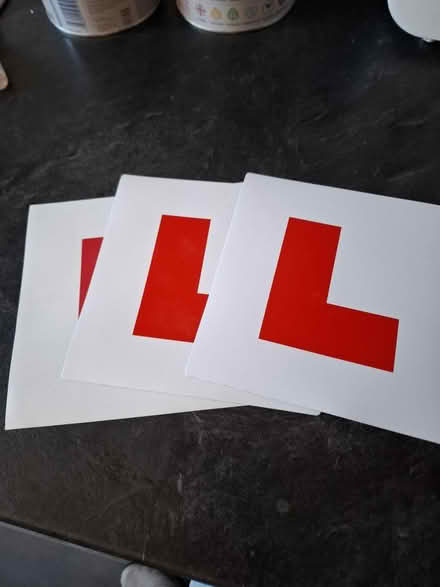 Photo of free L plates (Hamworthy poole BH15) #1