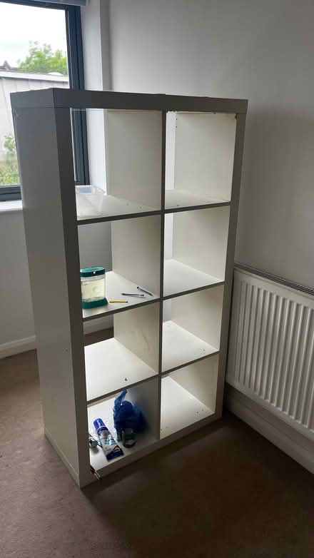 Photo of free White Kallax IKEA - 8 cube (Harringay Ladder N8) #4