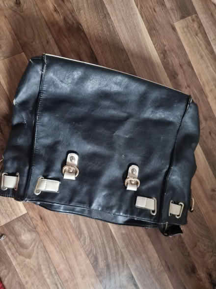 Photo of free Leather look bag- for upcyling (stroud green N4) #1