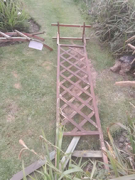 Photo of free Broken Wooden Garden Arch (Culgaith CA10) #2