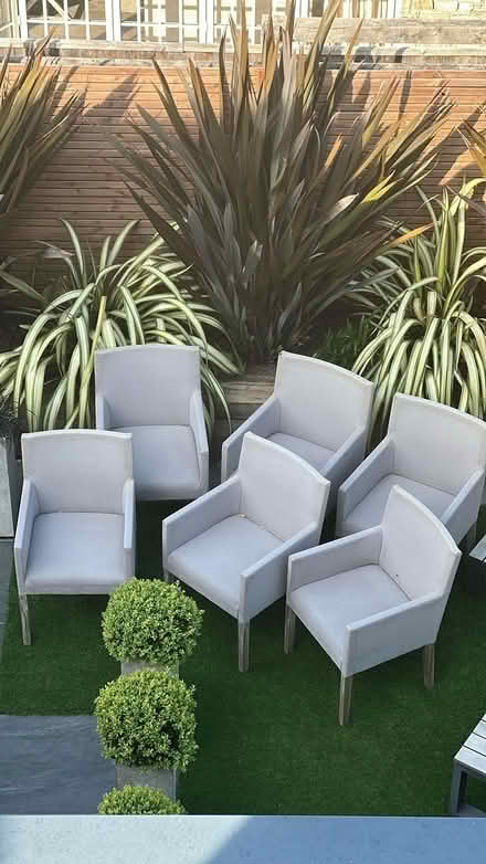 Photo of free 6 outdoor dining chairs (Lilliput, Poole, Dorset) #1