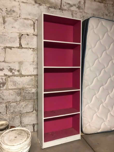 Photo of free Tall wooden shelf for garage (East Watertown) #1