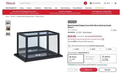 Photo of free Mirrored Display Cases (Bloomington) #3