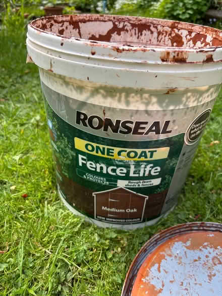 Photo of free A part used tub of Ronseal fence paint (Allerton L18) #1