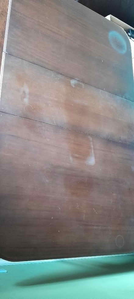Photo of free Mahogany table, flip up leaves (Slyne-with-Hest LA2) #2