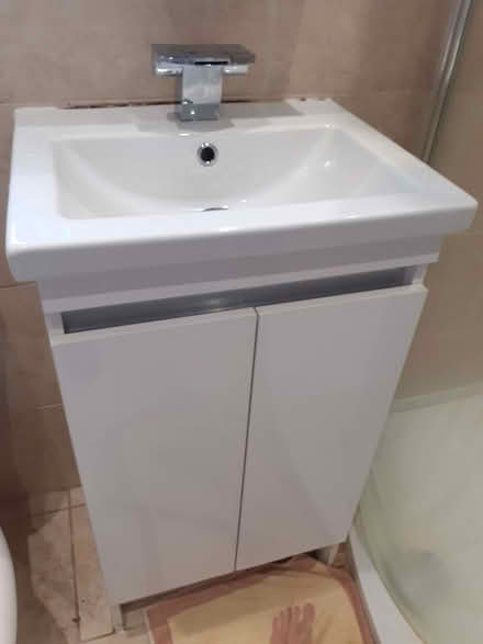 Photo of free Sink with cupboard (Bolton le Sands LA5) #1
