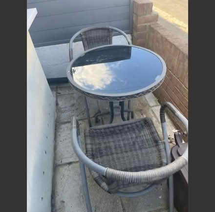 Photo of Balcony small table and chairs (Leyton E10) #1