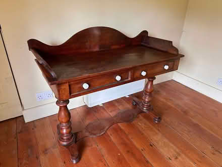 Photo of free Side/writing table in mahogany (South Creake NR21) #1