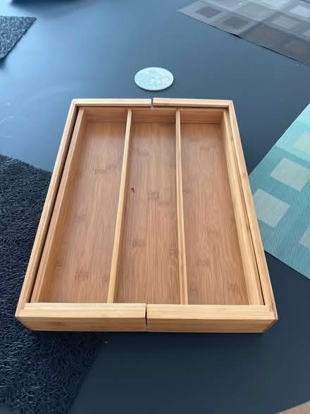 Photo of free Expandable bamboo drawer insert (Old Town) #1