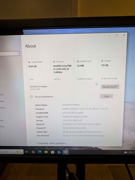 Photo of free Dell PC (Irthlingborough NN9) #2