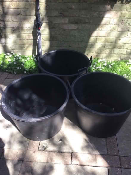 Photo of free Three large, strong planters (Great Wakering Essex SS3) #1