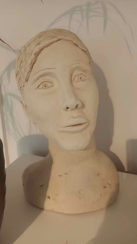 Photo of free Large clay bust. Unglazed (SW11) #1