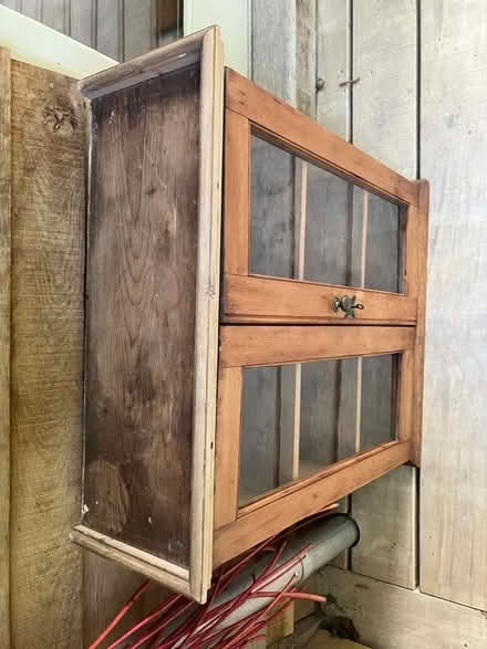 Photo of free Pine wall cabinet with three shelves (Wargrave RG10) #3