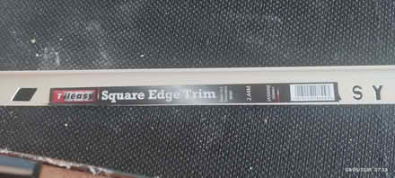 Photo of free Length of tile edging colour jasmine (Stanley Green BH15) #1
