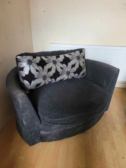 Photo of free Huge couch and cuddle chair (Bolton BL1) #3